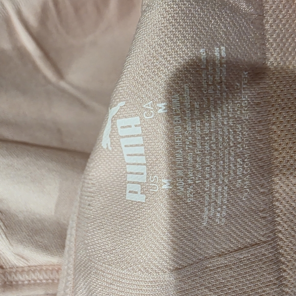 Puma Women's Light Pink Sports Bra - Picture 3 of 3